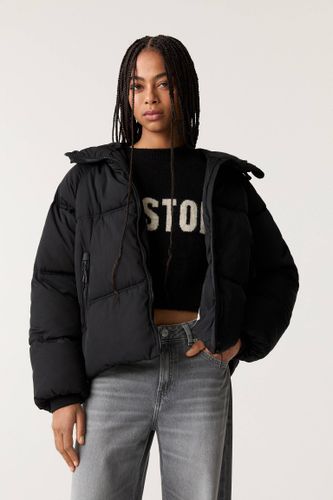 Veste Matelassée À Capuche - Pull&Bear - Modalova