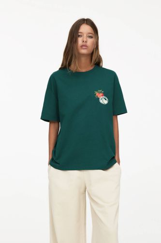 T-Shirt Imprimé Jus - Pull&Bear - Modalova