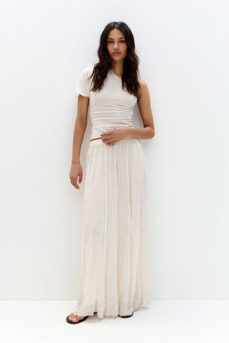 Jupe Midi En Tulle À Paillettes - Pull&Bear - Modalova