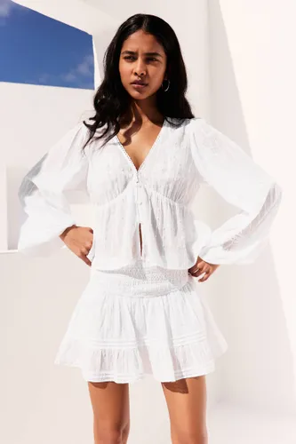 Jupe-Short Avec Plumetis - Pull&Bear - Modalova