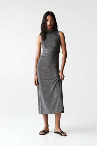 Robe Brillante Froncée - Pull&Bear - Modalova