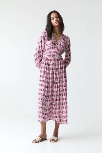 Robe Imprimé Taille Élastique - Pull&Bear - Modalova
