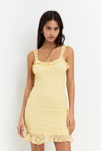 Robe Courte En Dentelle - Pull&Bear - Modalova