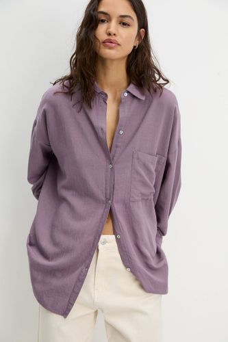 Chemise Rustique Oversize - Pull&Bear - Modalova