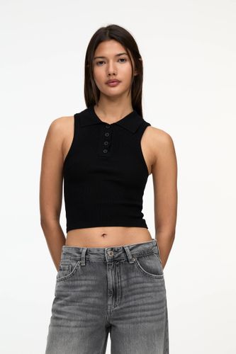 Top À Col Polo - Pull&Bear - Modalova
