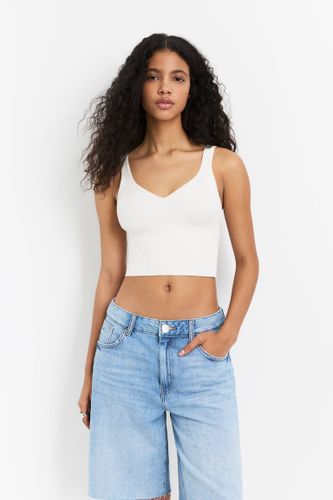 Top Brassière Maille - Pull&Bear - Modalova