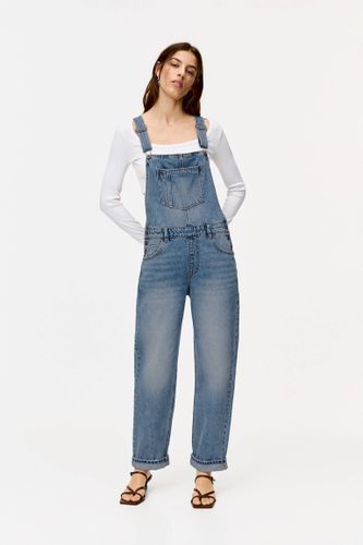 Salopette Denim Basique - Pull&Bear - Modalova