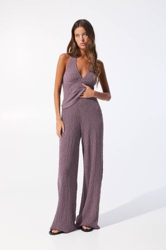 Pantalon Effet Froissé - Pull&Bear - Modalova