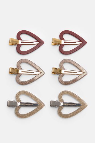 Lot 6 Pinces Cœur - Pull&Bear - Modalova