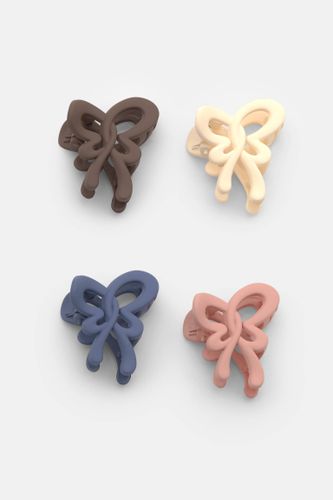 Lot Mini Pinces À Cheveux Papillons - Pull&Bear - Modalova