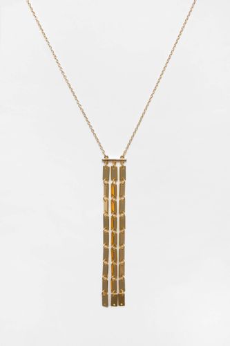 Collier Long Métallisé - Pull&Bear - Modalova
