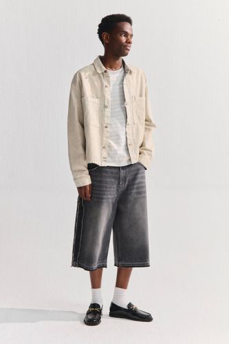 Short Denim Super Baggy Stwd Liserés - Pull&Bear - Modalova