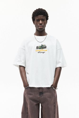 T-Shirt Goodyear Racing - Pull&Bear - Modalova