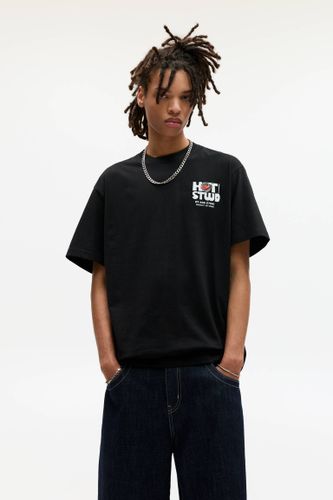 T-Shirt Stwd Dos Brodé - Pull&Bear - Modalova