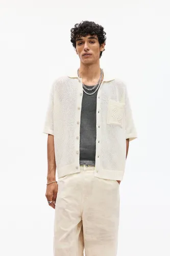 Chemise En Crochet Avec Poche - Pull&Bear - Modalova