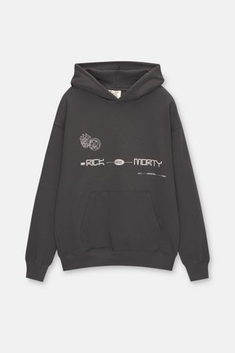 Sweat À Capuche Rick Et Morty - Pull&Bear - Modalova