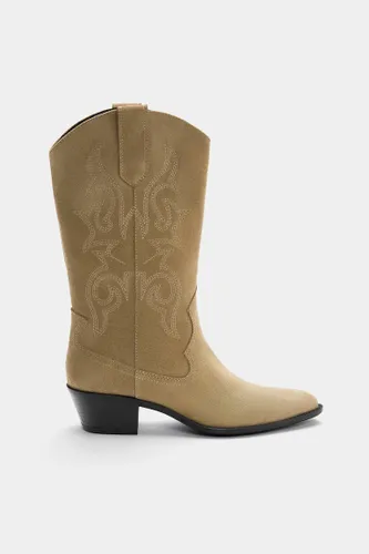 Bottes Cowboy Surpiqûres - Pull&Bear - Modalova