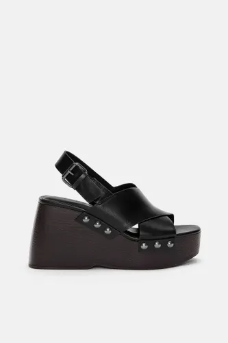 Sandales Compensées Rivets - Pull&Bear - Modalova