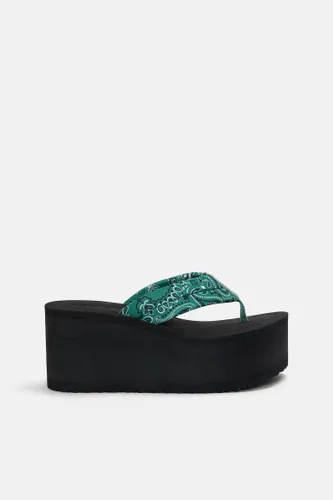Sandales Compensées Détail - Pull&Bear - Modalova