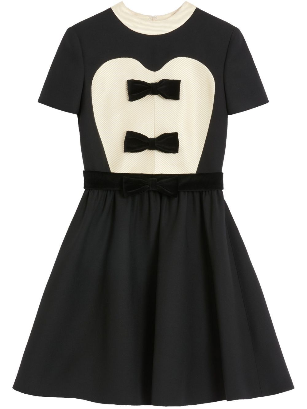 Wool And Silk Blend Mini Dress - Valentino - Modalova