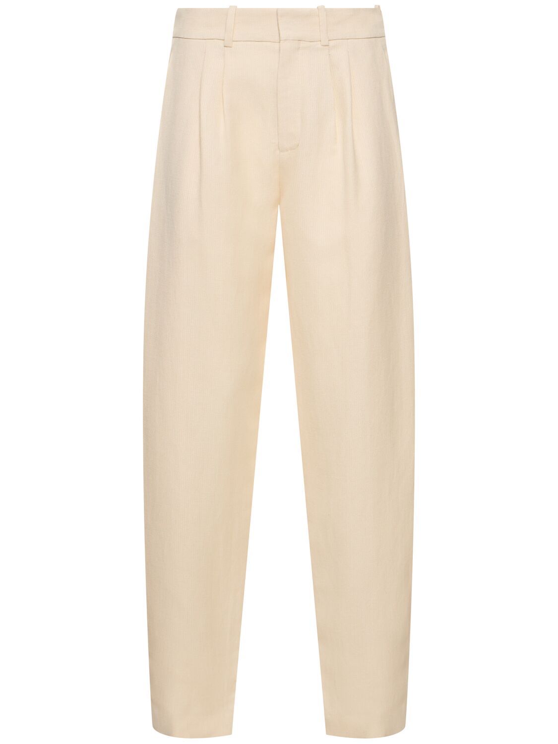 Pantalon Plissé En Lin Et Soie - RALPH LAUREN COLLECTION - Modalova