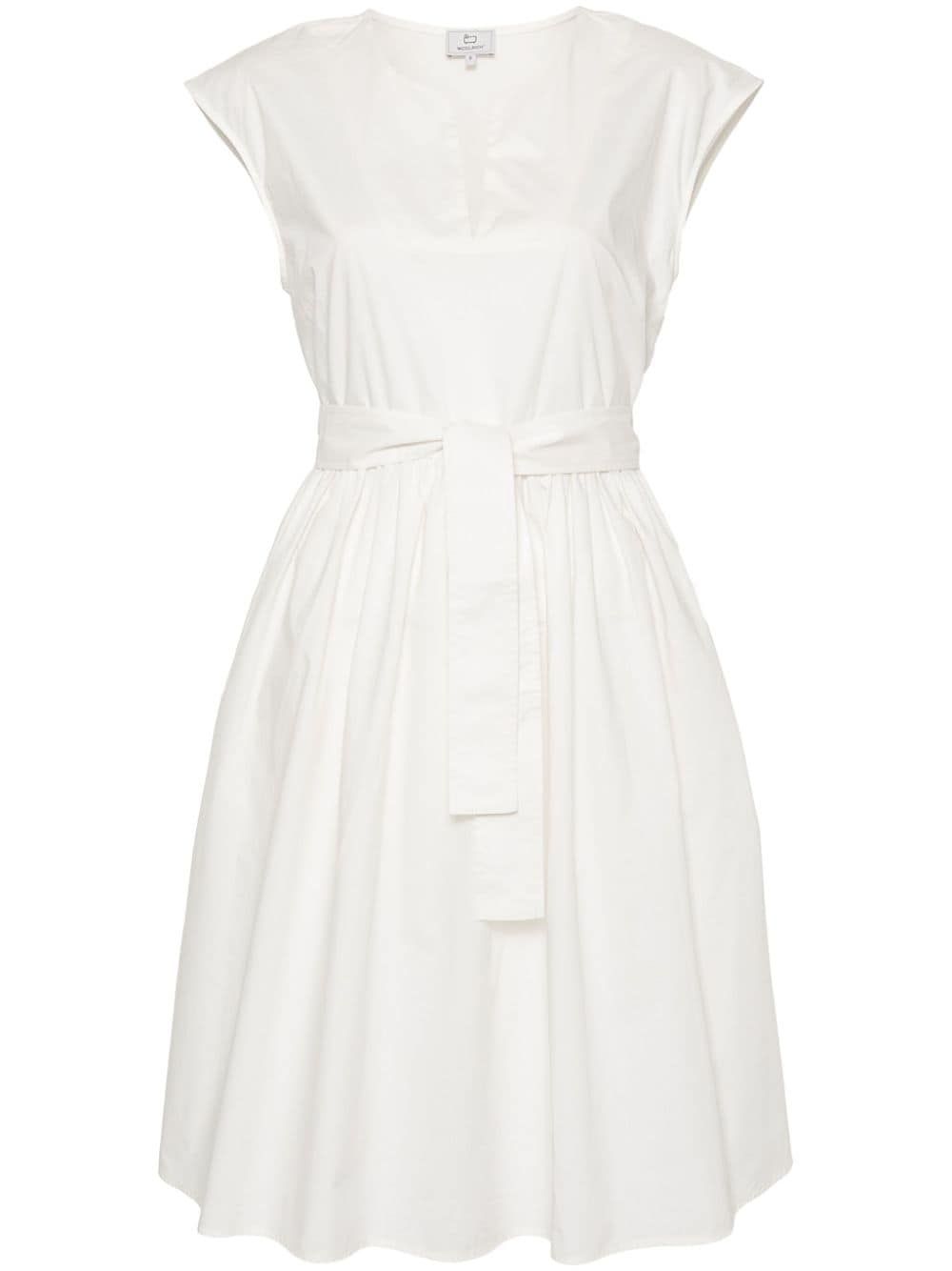 Belted Poplin Short Dress - Woolrich - Modalova