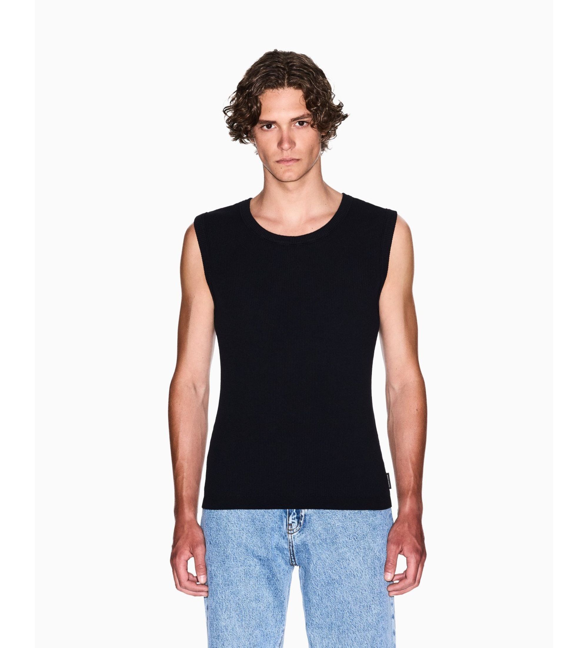 Til mænd. XM000697AF11967UC001 tanktop (L), Casual, Bomuld, Linned, Uden ærmer/stropper - Armani Exchange - Modalova
