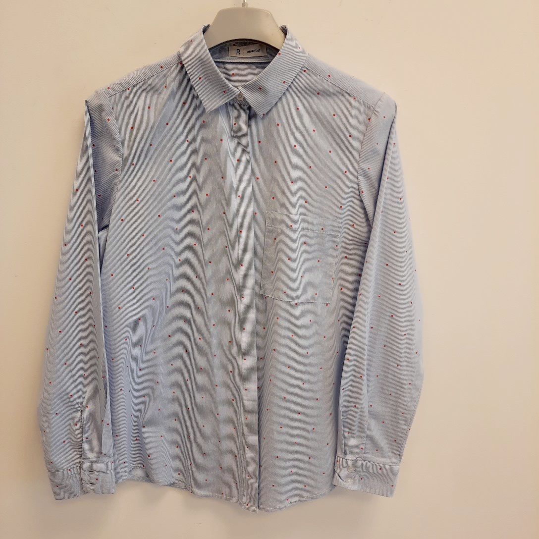 Chemisier chic dcontract TM fines rayures - r essentiel - Modalova