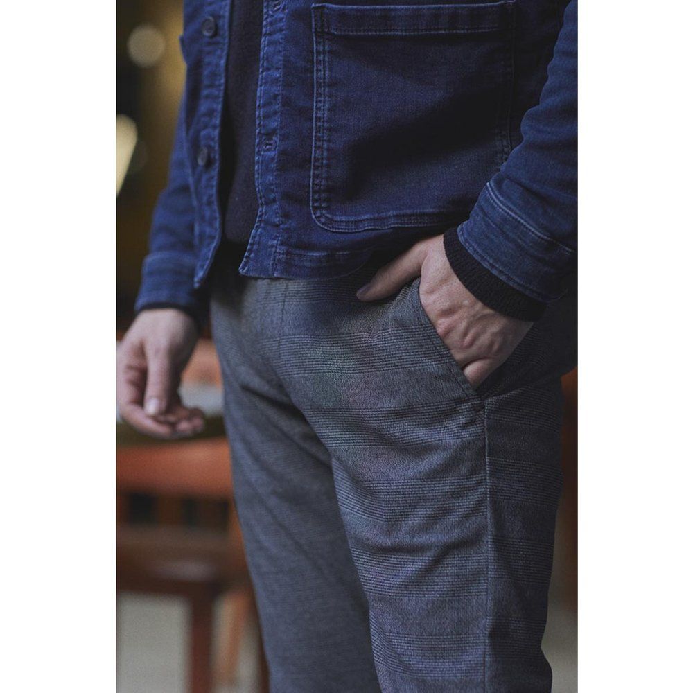 Pantalon carotte WELLER gris - Le Temps des Cerises - Modalova