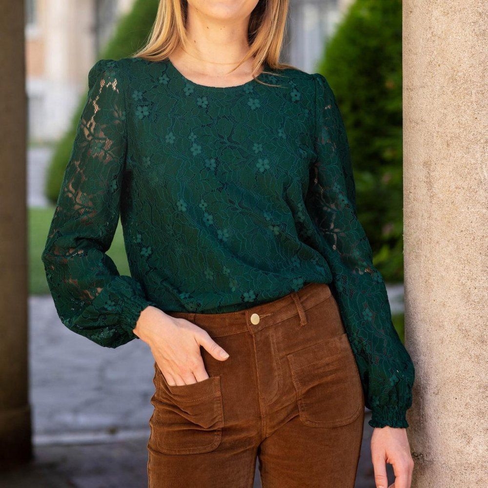 Blouse manches longues coton PAKITA - La Petite Etoile - Modalova