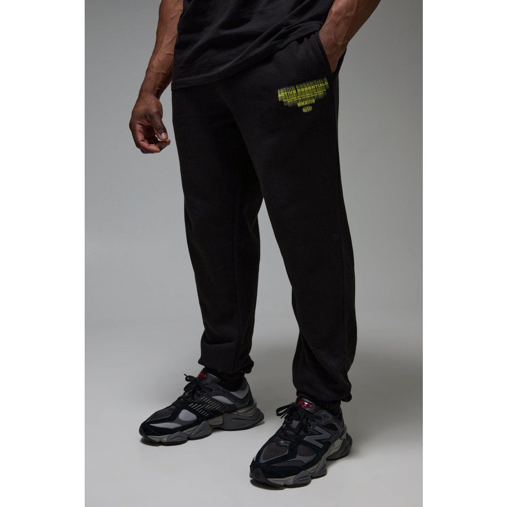 Jogging oversize à slogan - MAN Active - S - Boohooman - Modalova