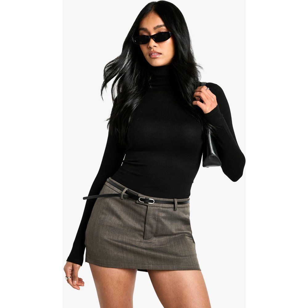 Jupe-Short Habillée À Ceinture - 36 - boohoo - Modalova