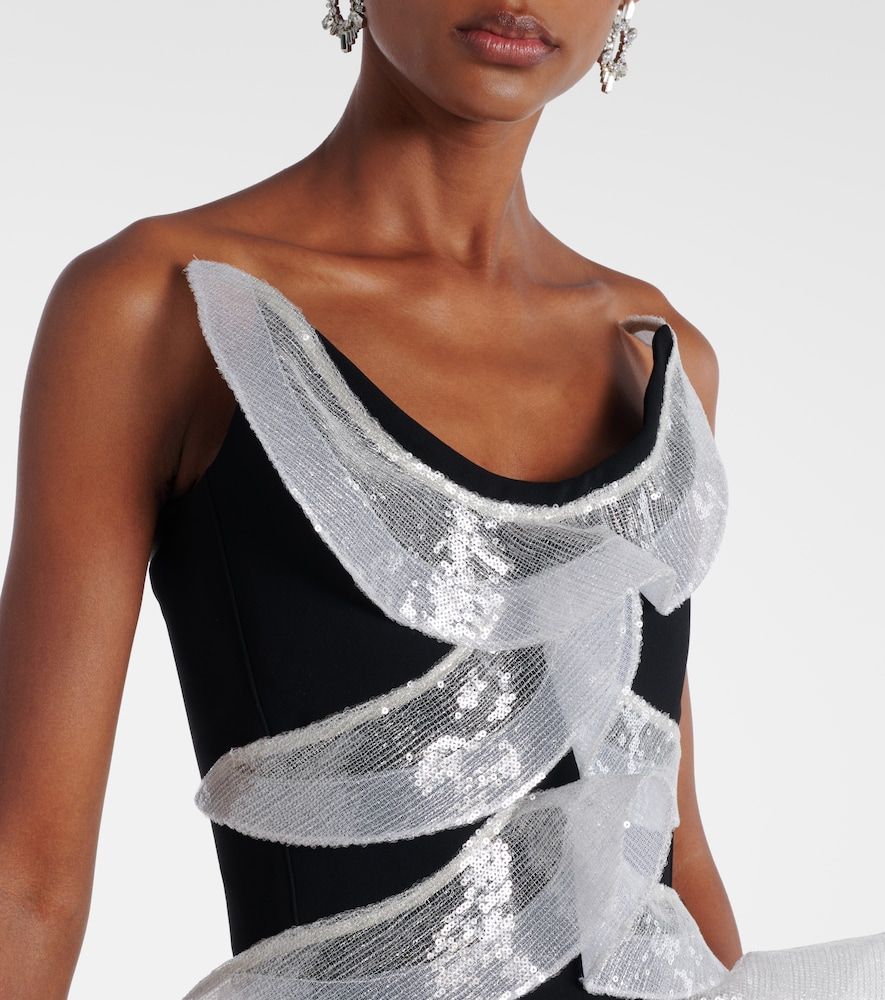 Robe longue Refraction à sequins - Maticevski - Modalova