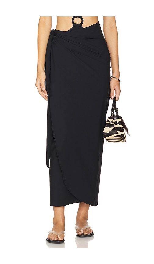 Hunza G Long Sarong in Black - Hunza G - Modalova