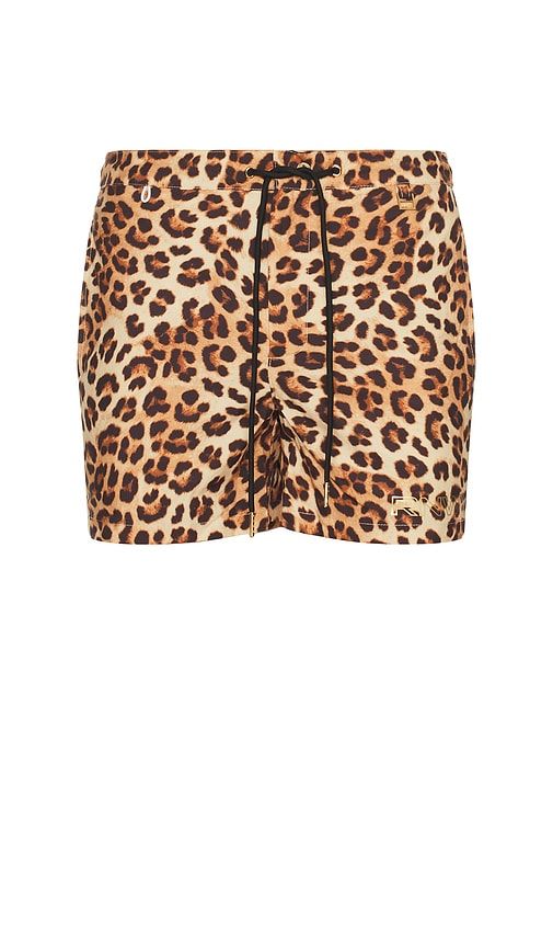 Amalfi Boardshort in Leopard in . Size M, S, XL/1X - Runaway The Label - Modalova