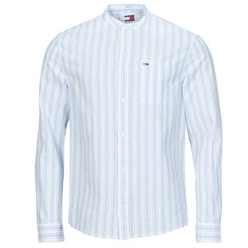 Chemise TJM MAO STRIPE LINEN BLEND SHIRT - Tommy Jeans - Modalova