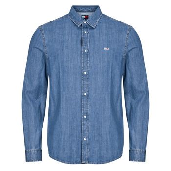 Chemise RGLR FIT SHIRT MID BLUE - Tommy Jeans - Modalova