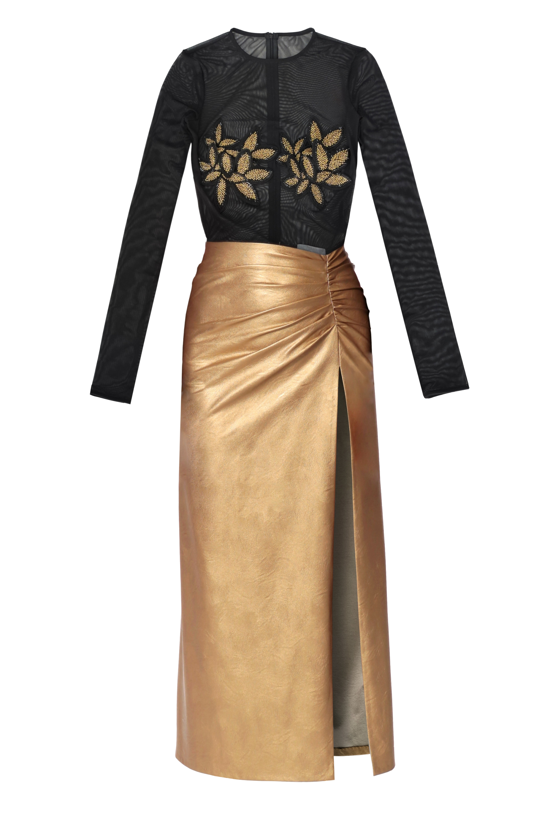 Dress Tomira And Black | Women's Midi dresses - HALEWSKI - Modalova