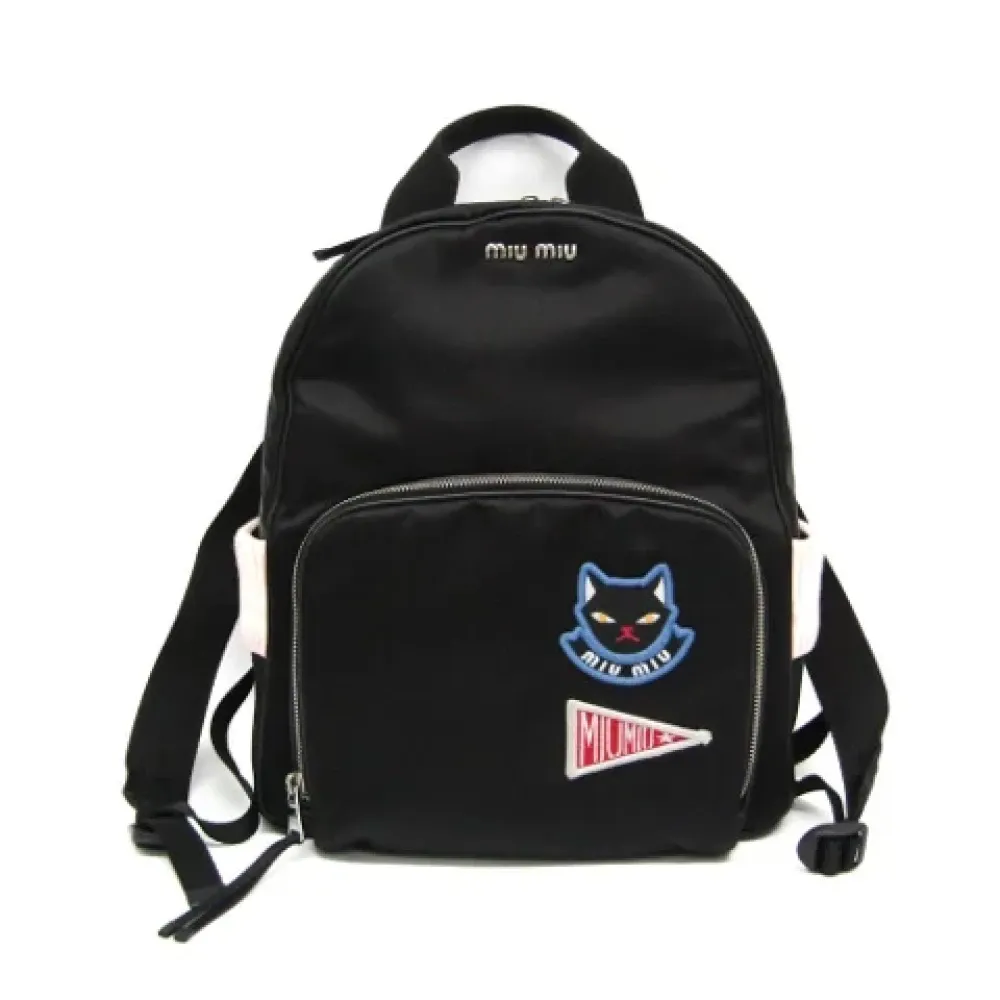 Pre-owned > Pre-owned Bags > Pre-owned Backpacks - - Miu Miu Pre-owned - Modalova