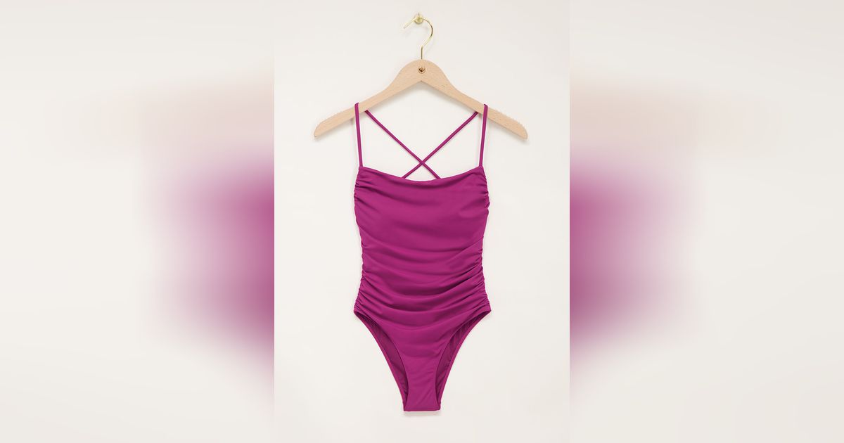 Maillot De Bain Dos Nu Et Bretelles Croisées Modalova 