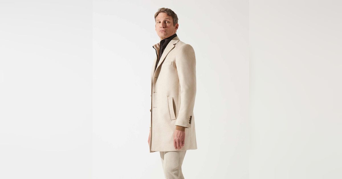 Manteau En Laine IZAC pour Homme Modalova