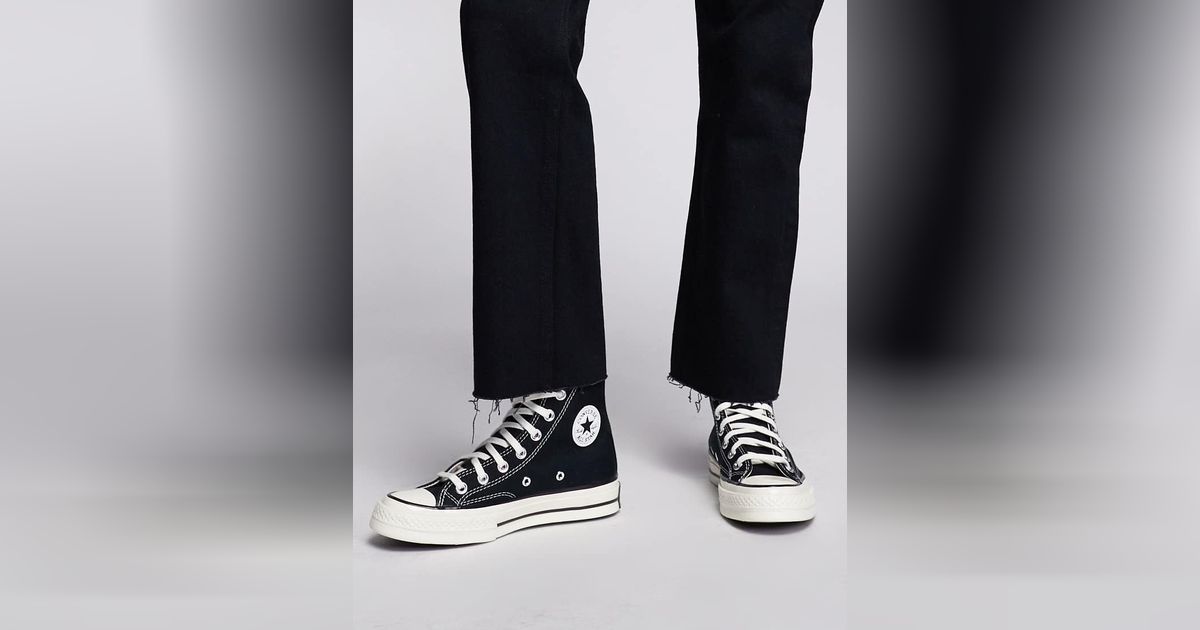 Converse discount noir montantes