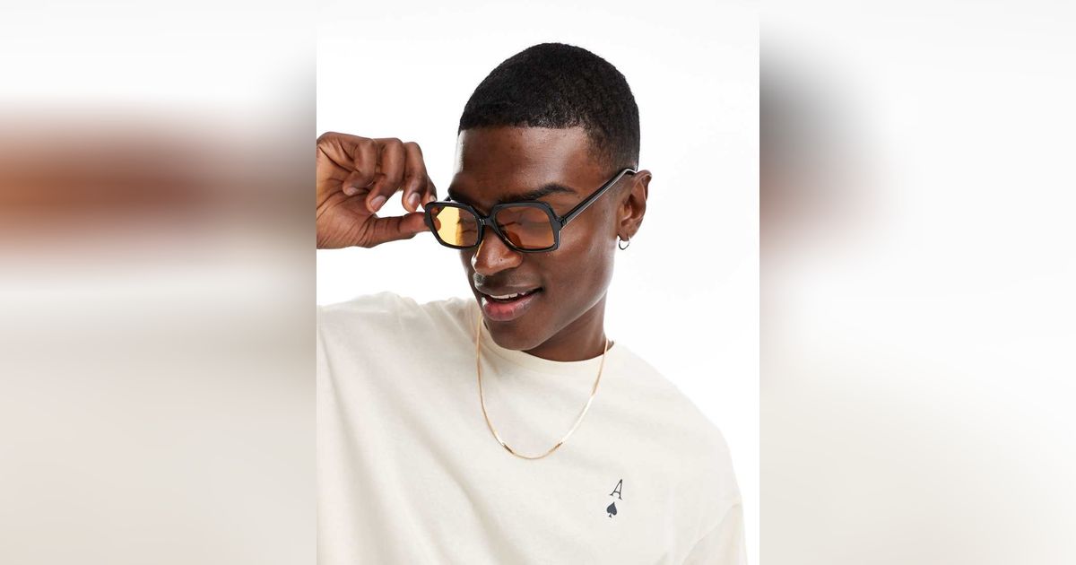 Lunettes Carr es ASOS DESIGN pour Homme Modalova