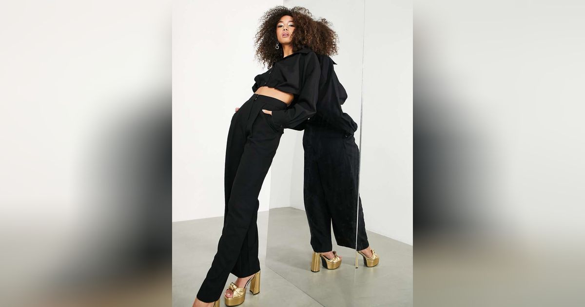 Pantalon Taille Haute ASOS pour Femme Modalova