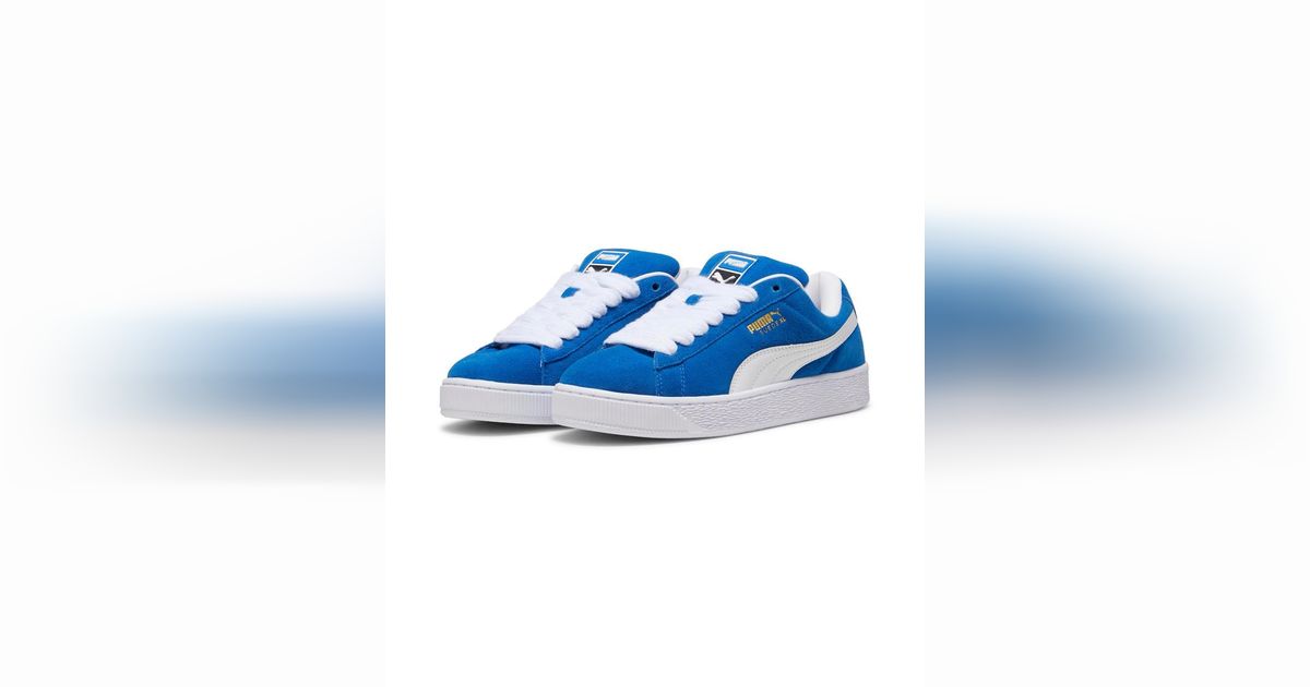 Puma bleu shop et blanche