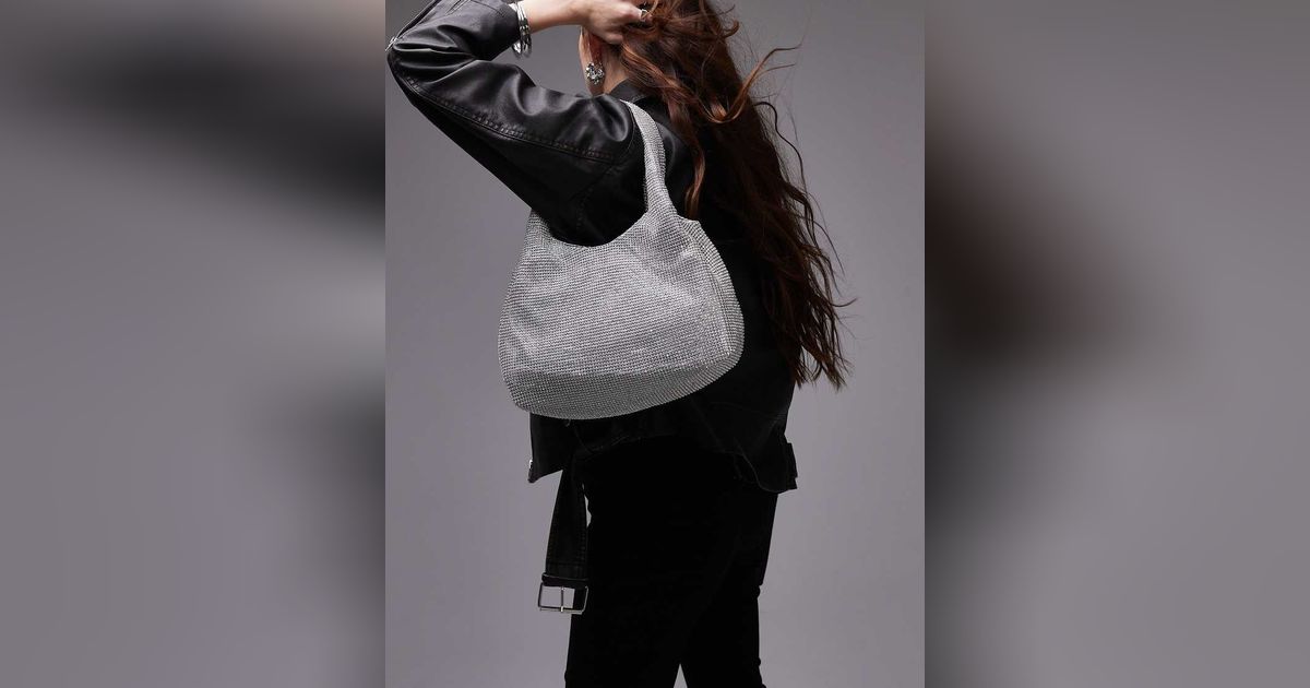 Sac Topshop Argente Modalova