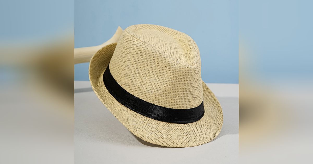 Chapeau De Paille Shein Nude Pour Homme Modalova