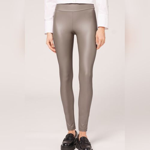 Calzedonia Womens Total Shaper Cashmere Tights, L, Dark grey: Buy