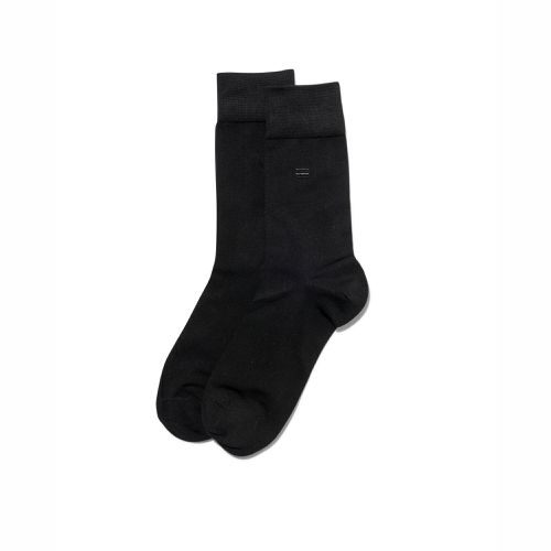 2 paires de chaussettes homme avec coton gris chiné - HEMA