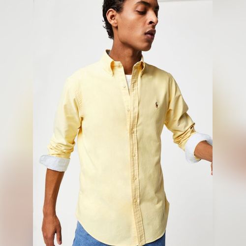 Chemise Polo Ralph Lauren Jaune pour Homme Modalova